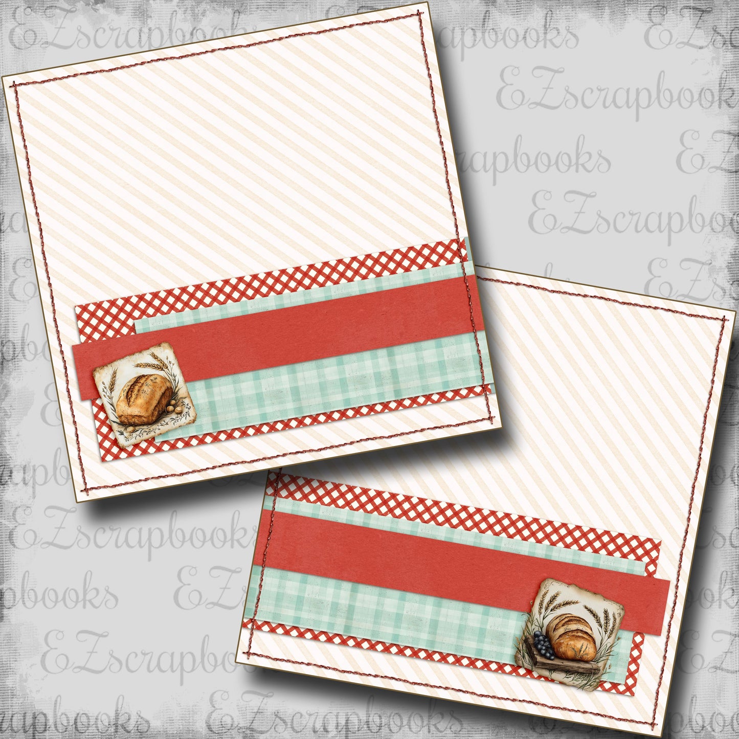 Baked Bread NPM - Scrapbook Layout - 25-803