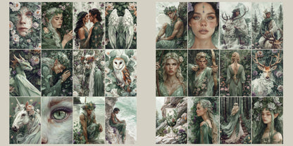 Elven Faces - Clip Art Sheets CAS - 25-284