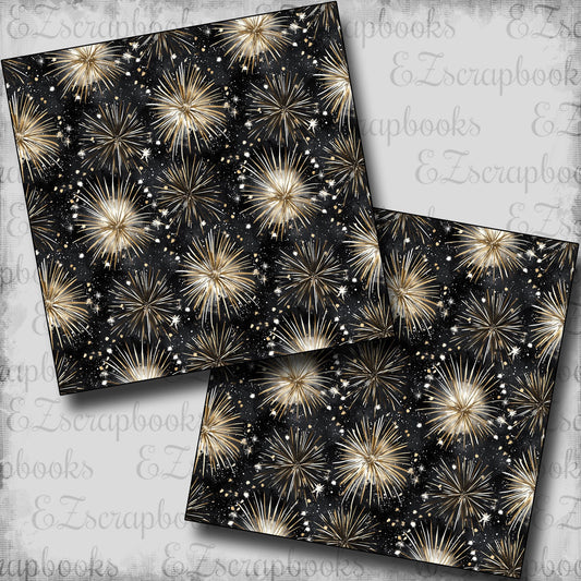 New Year's Eve Fireworks - Scrapbook Papers - 25-002