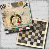 Vintage Alice Chess Board NPM - 6965