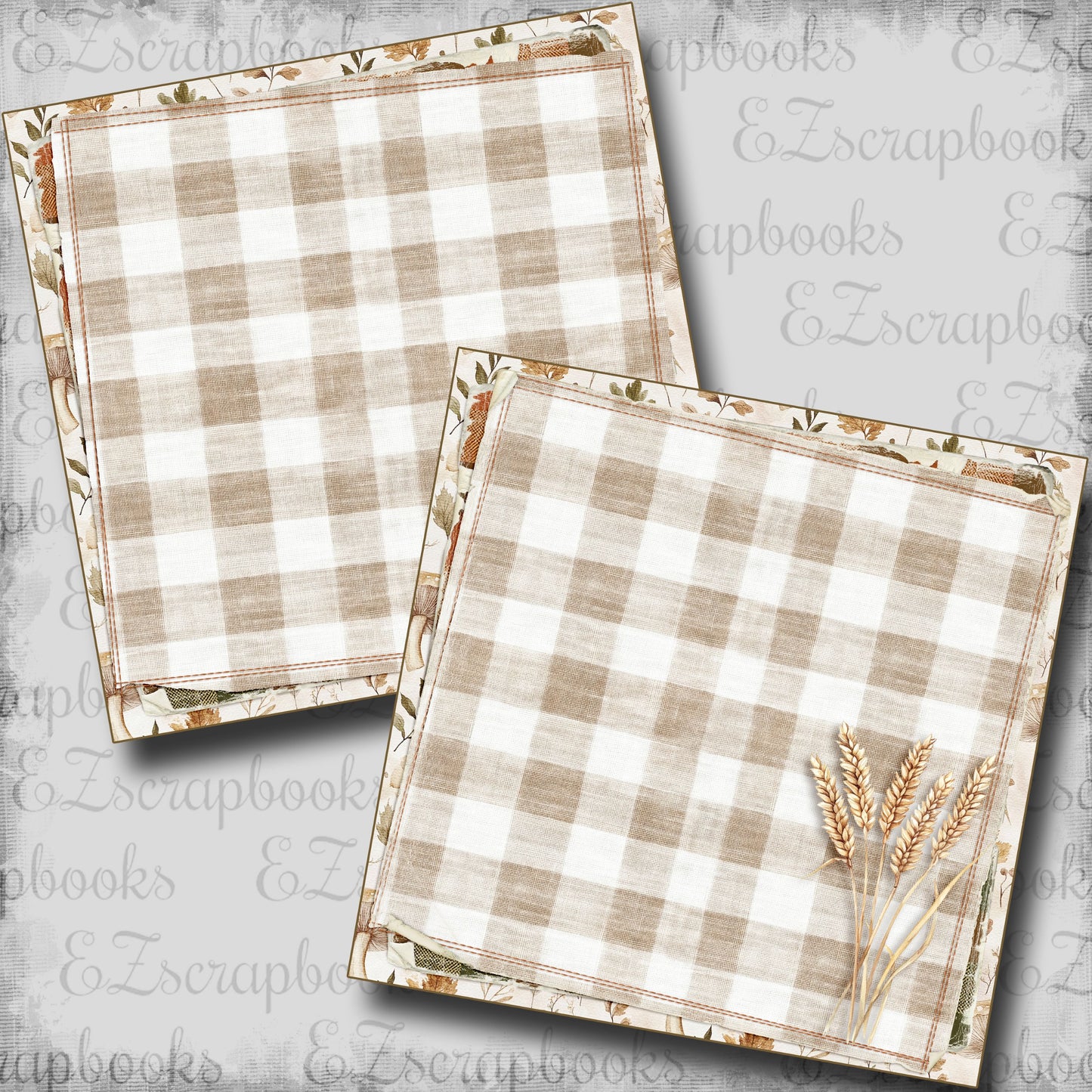 Grateful Wheat NPM - Scrapbook Layout - 25-887