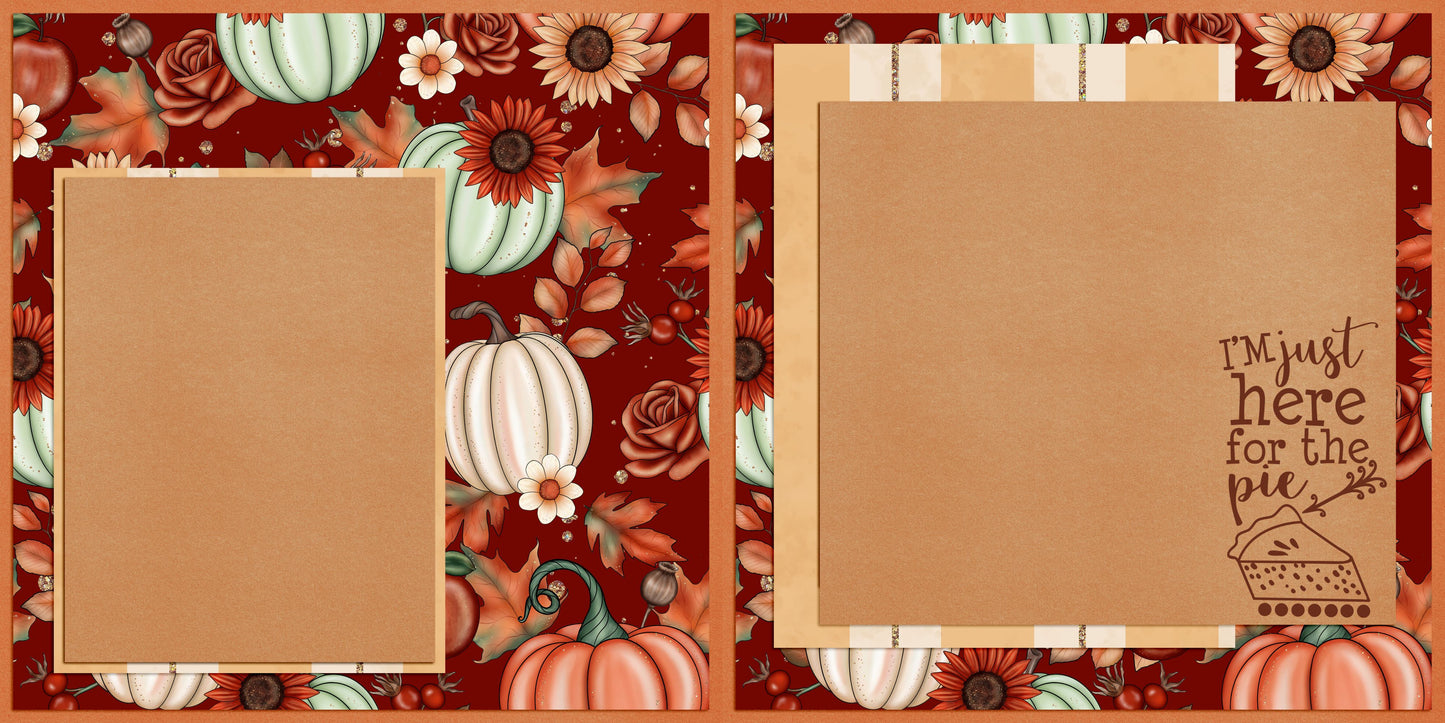 Grateful Thankful Blessed NPM - Set of 5 Double Page Layouts - 1647