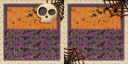 Halloween Hoots NPM - Set of 5 Double Page Layouts - 1623