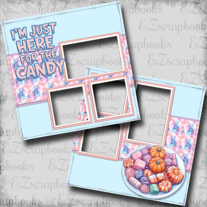 Spooky Movie Candy - EZ Digital Scrapbook Pages - INSTANT DOWNLOAD