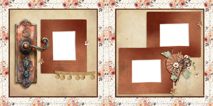 Time is a Treasure EZ Quick Pages -  Digital Bundle - 10 Digital Scrapbook Pages - INSTANT DOWNLOAD