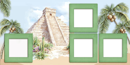 Mexico Temple - EZ Digital Scrapbook Pages - INSTANT DOWNLOAD