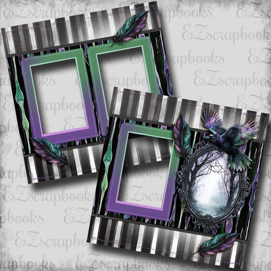 Twilight Mirror - EZ Digital Scrapbook Pages - INSTANT DOWNLOAD