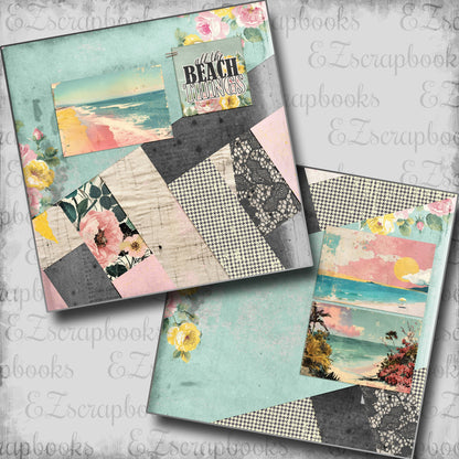 All the Beach Things NPM - Scrapbook Layout - 24-717