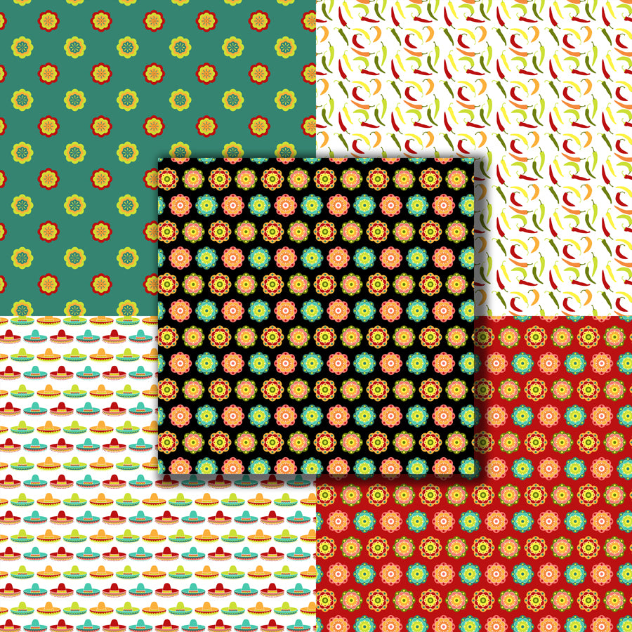 Cinco de Mayo 12X12 Paper Pack - 8718