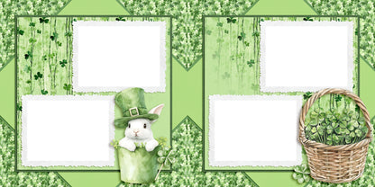 Lucky Cottage EZ Quick Pages -  Digital Bundle - 10 Digital Scrapbook Pages - INSTANT DOWNLOAD