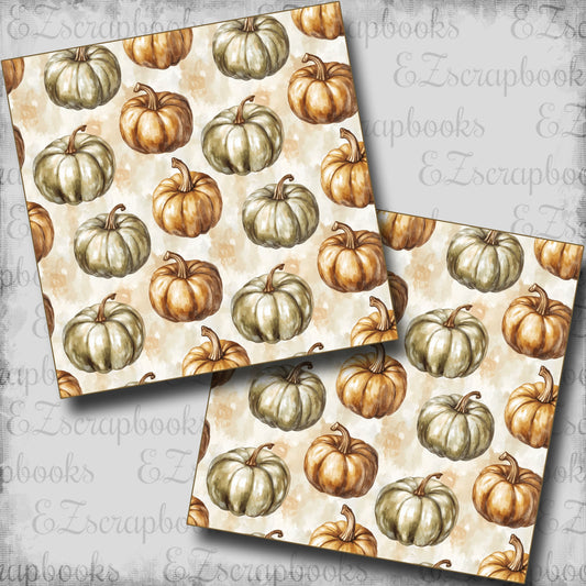 Autumn Gallery Pumpkins - Scrapbook Papers - 25-821
