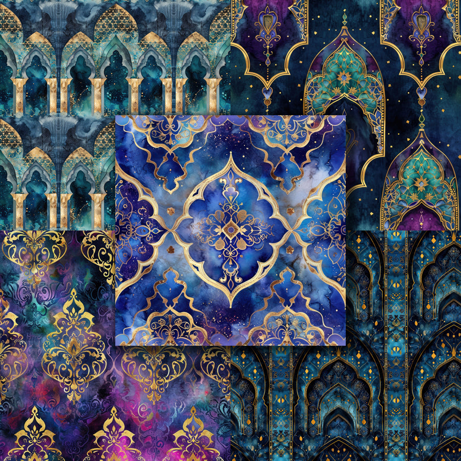 Arabian Mystic-2 12X12 Paper Pack - 8799