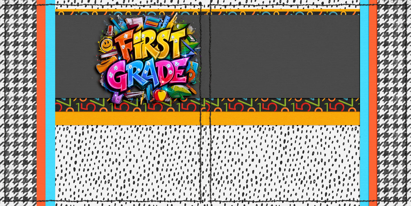 First Grade Boy NPM - Scrapbook Layout - 25-711
