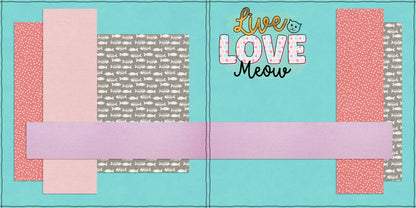 Cat Mom NPM - Set of 5 Double Page Layouts - 1743