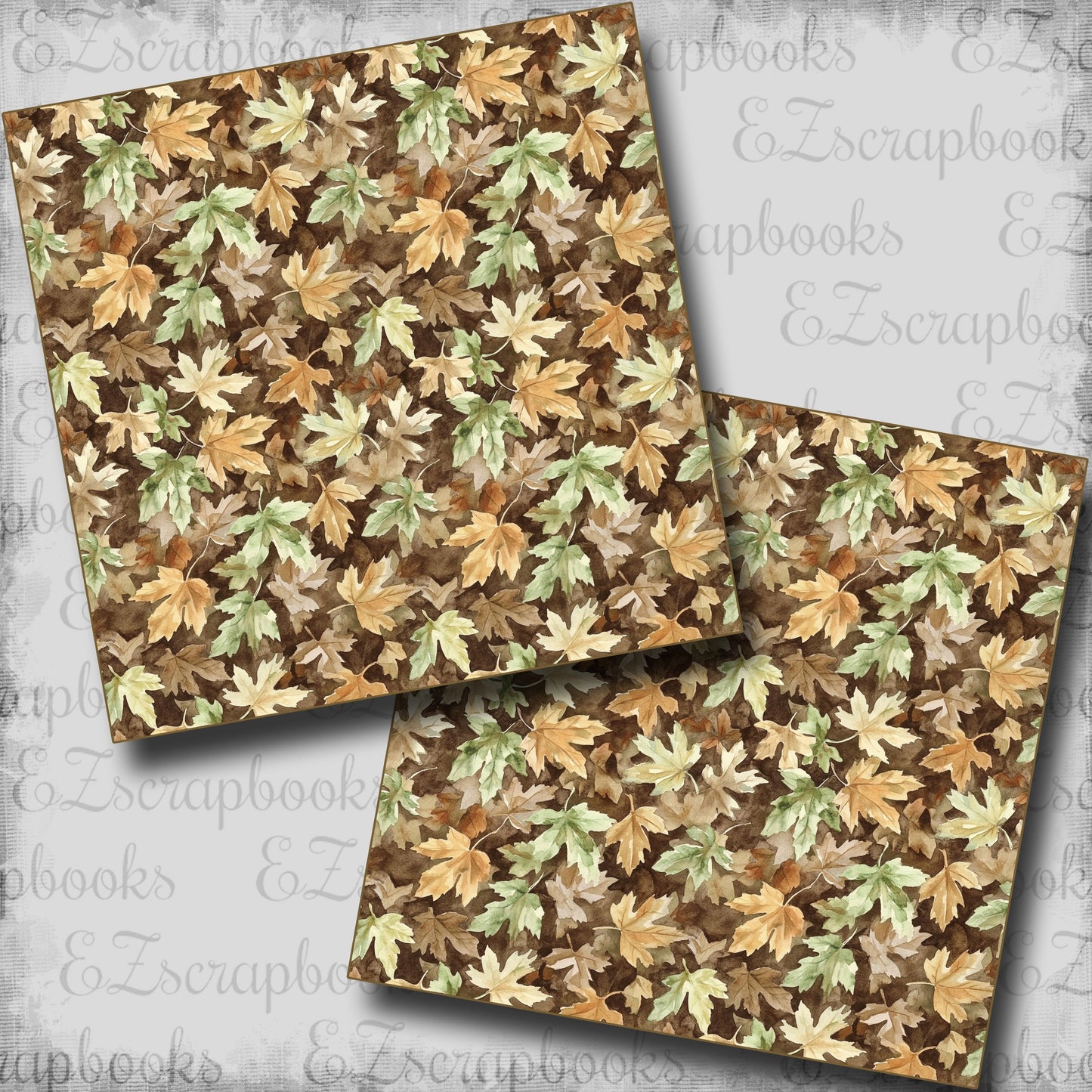 Autumn Gallery Leaves - Scrapbook Papers - 25-822