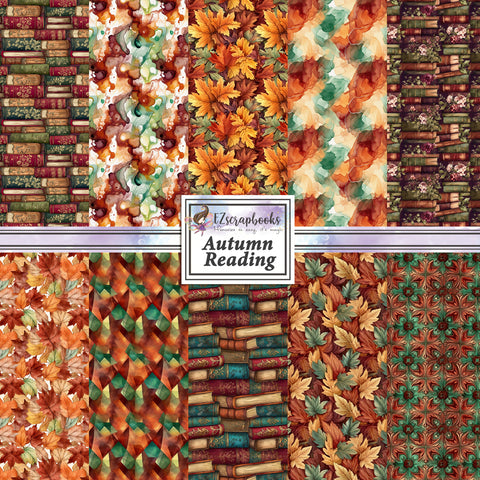 Autumn Reading 12X12 Paper Pack - 8760