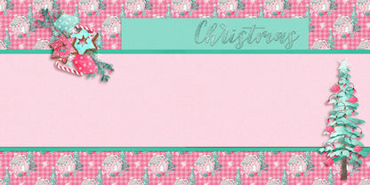 Peppermint Christmas NPM - Set of 5 Double Page Layouts - 1643