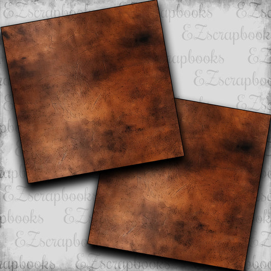 Western Textures Leather - Scrapbook Papers - 23-503