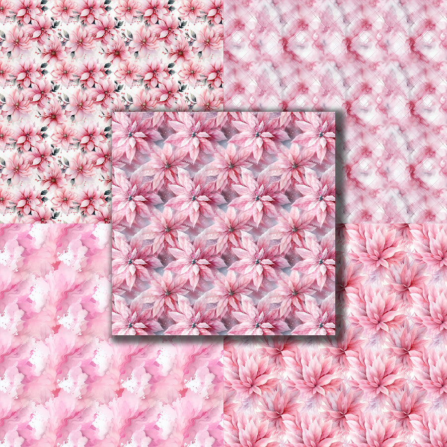 Sweet Pink Christmas 12X12 Paper Pack - 8757