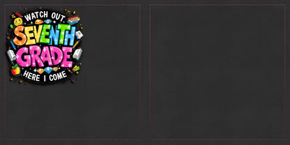 Seventh Grade Girl NPM - Scrapbook Layout - 25-701