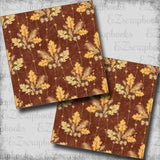 Autumn Owl Leaves - Papers - 23-304