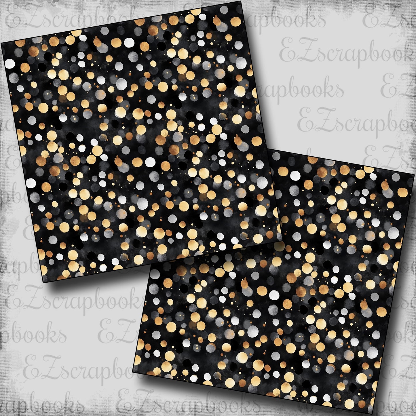 New Year's Eve Orbs - Scrapbook Papers - 25-004