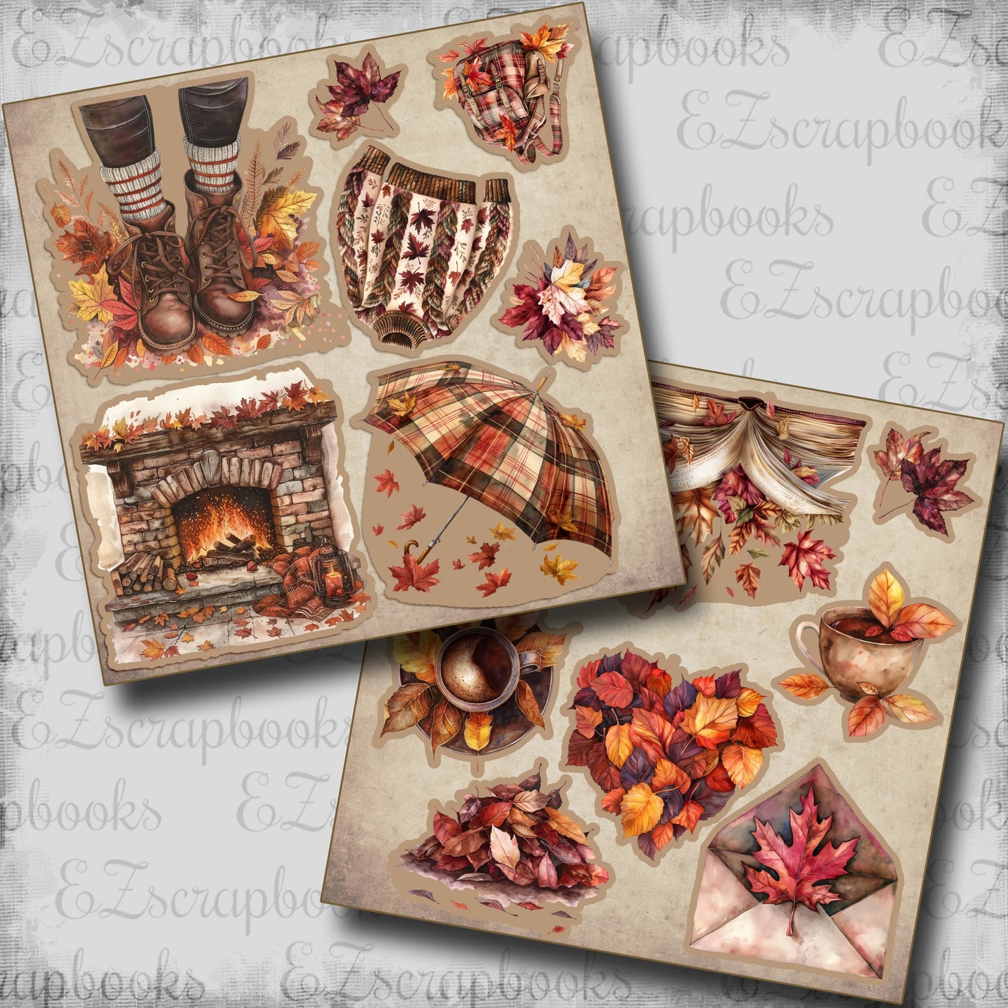 Fall Season Clip Art Sheets CAS - 24-719