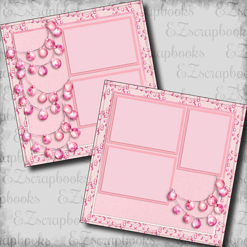Pink & Silver Christmas Lights - 23-674 – EZscrapbooks