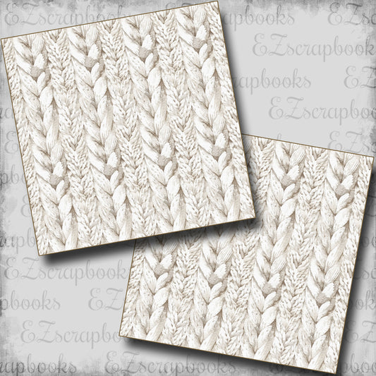 Cool Autumn Knit - Scrapbook Papers - 24-772