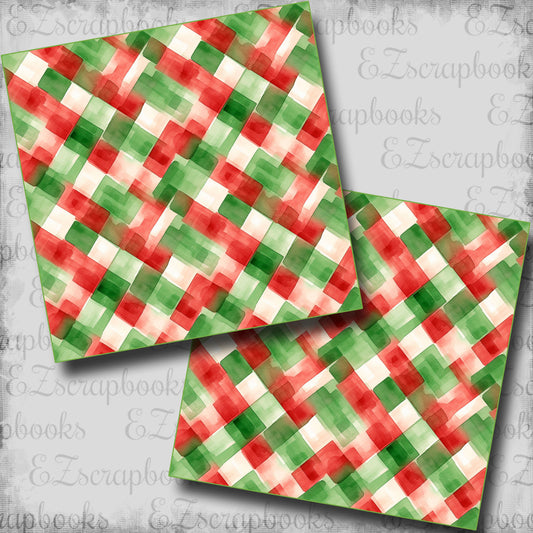 Strawberry Red & Green - Scrapbook Papers - 24-352