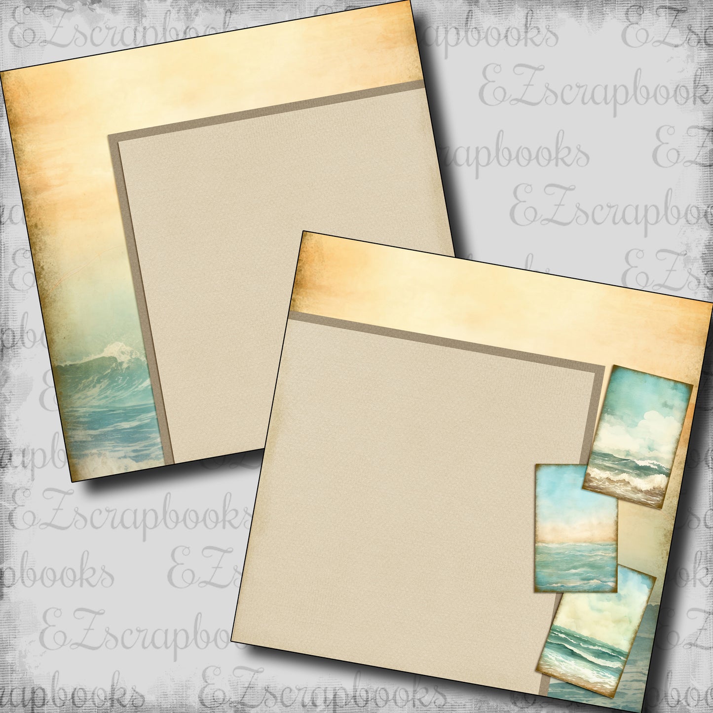 Beach Waves Cards NPM - 24-268