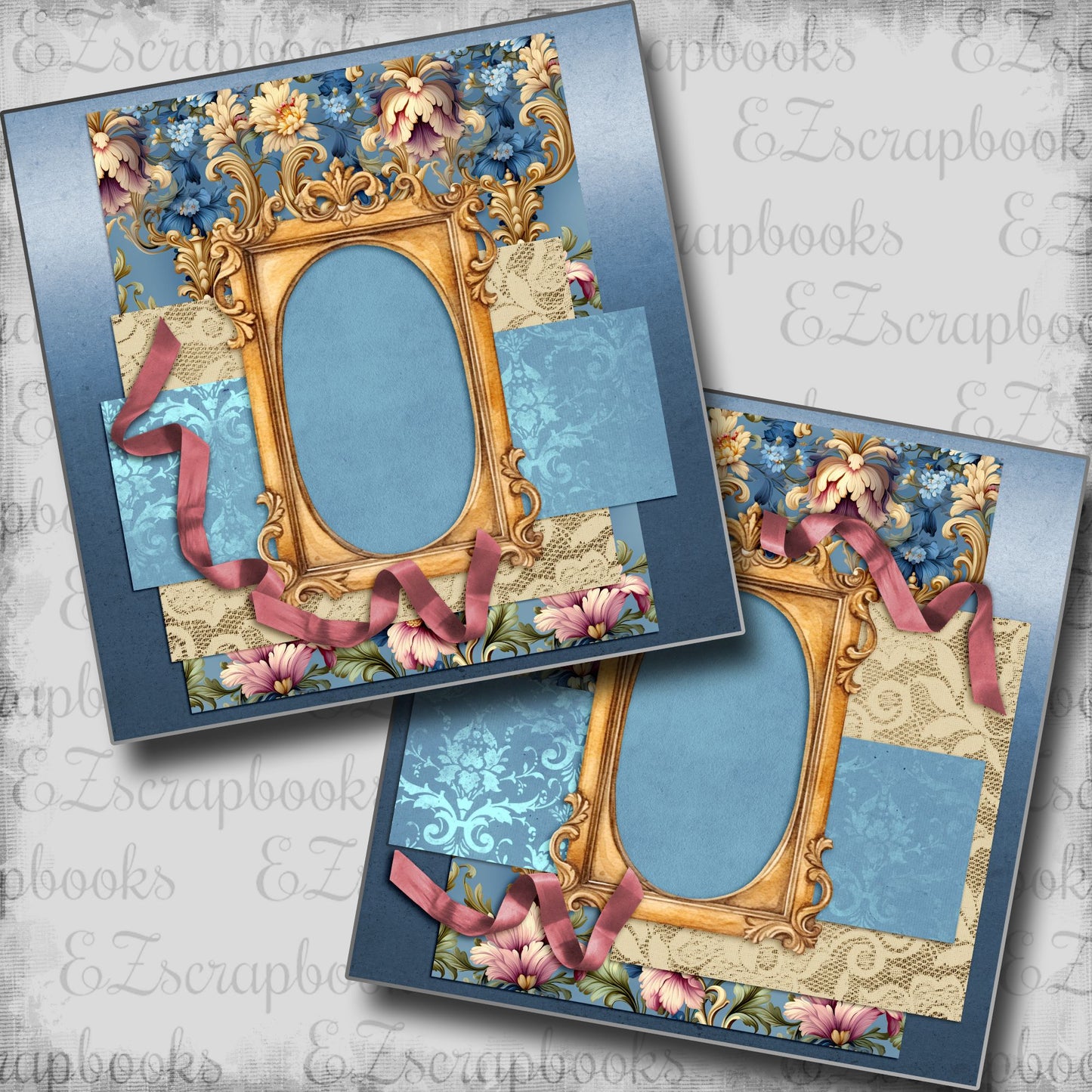 Rococo Palace Blue - 23-330