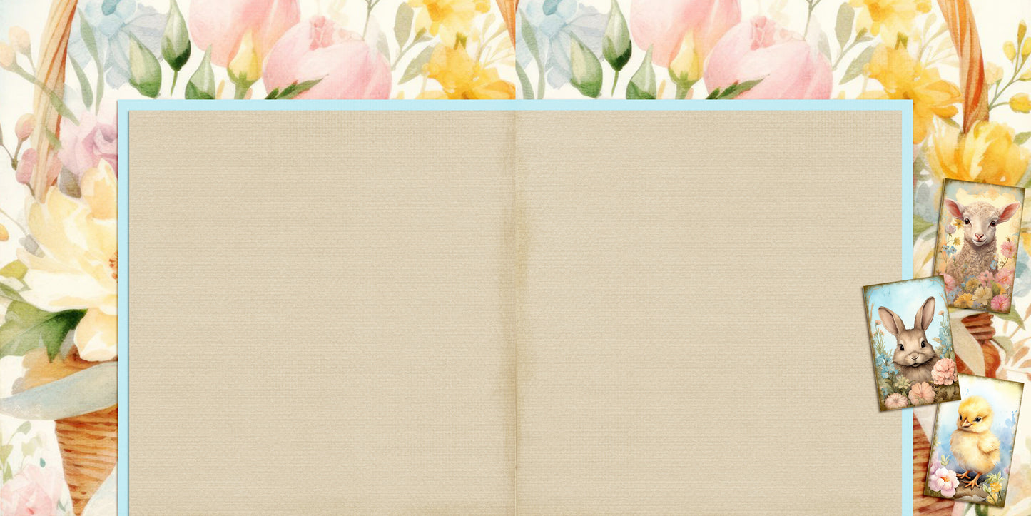 Joyful Easter NPM - Set of 5 Double Page Layouts - 1908