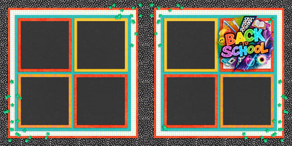 Back to School Boy - Scrapbook Layout - 25-706