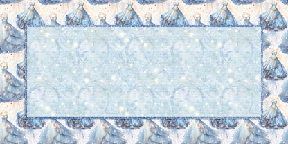 Blue Princess NPM - Set of 5 Double Page Scrapbook Layouts - 25-1016