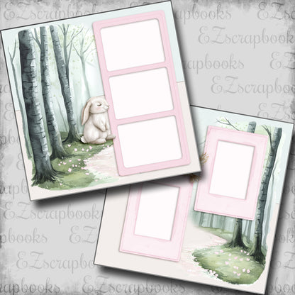Enchanted Forest - Scrapbook Layout - 25-782