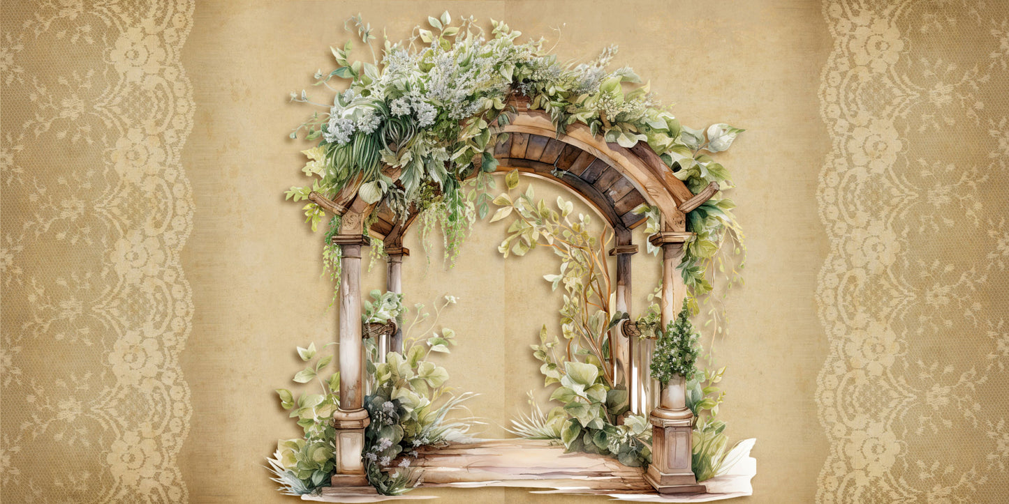 Rustic Wedding Arch NPM - 23-161