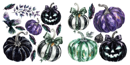 Twilight Chamber Pumpkins - Clip Art Sheets CAS - 25-774