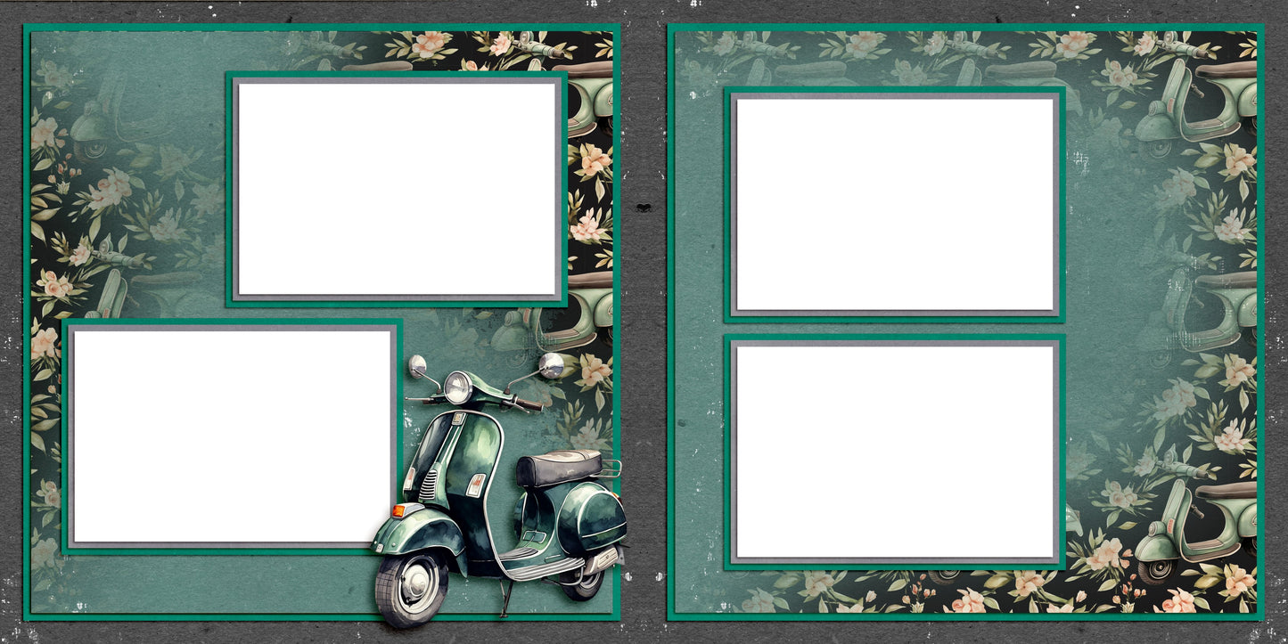 Ciao Roma EZ Quick Pages -  Digital Bundle - 10 Digital Scrapbook Pages - INSTANT DOWNLOAD