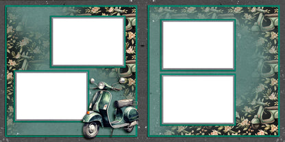 Ciao Roma EZ Quick Pages -  Digital Bundle - 10 Digital Scrapbook Pages - INSTANT DOWNLOAD