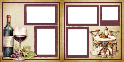 Ciao Roma EZ Quick Pages -  Digital Bundle - 10 Digital Scrapbook Pages - INSTANT DOWNLOAD