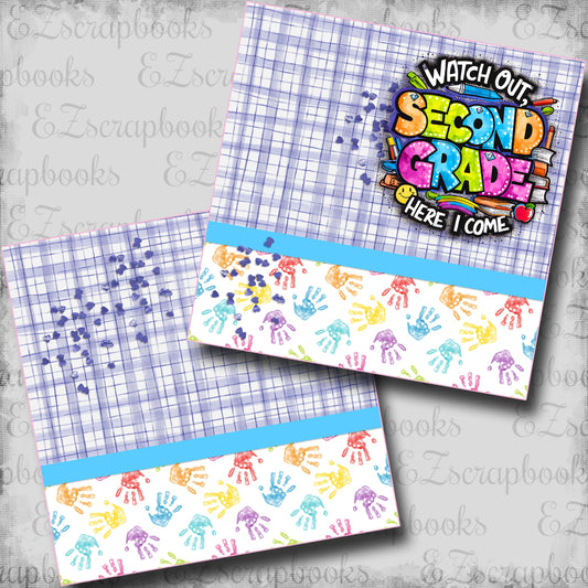 Second Grade Girl NPM - Scrapbook Layout - 25-691