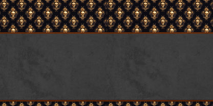 Baroque Halloween Skulls NPM - Scrapbook Layout - 25-856