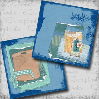 Beachy Love This NPM - Scrapbook Layout - 24-681