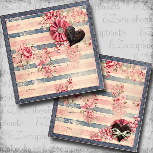 Pink Denim Hearts NPM - 24-517