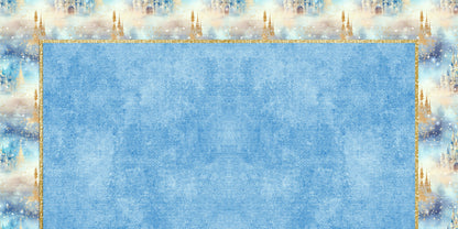 Blue Princess NPM - Set of 5 Double Page Scrapbook Layouts - 25-1016