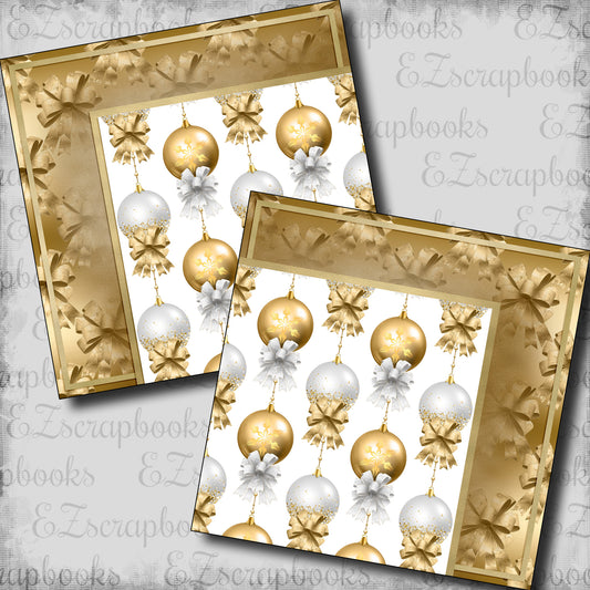Gold Christmas Ornaments NPM - 23-869