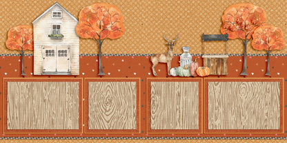 Cozy Autumn - Set of 5 Double Page Layouts - 1618