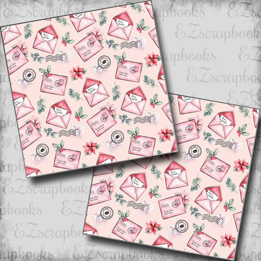 Dear Santa Letters - Scrapbook Papers - 24-888