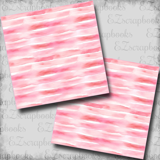 Mother's Day Pink Stripes - Scrapbook Papers - 24-429